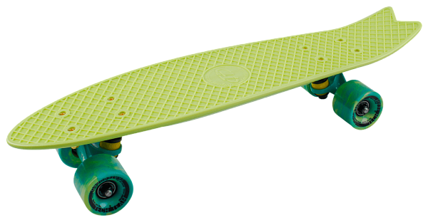 Скейтборд Tech Team FISHBOARD 23" салатовый 113236
